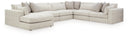 6 Pc. Left Arm Facing Corner Chaise Sectional