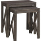 Emerdale - Gray - Accent Table Set (Set of 2)