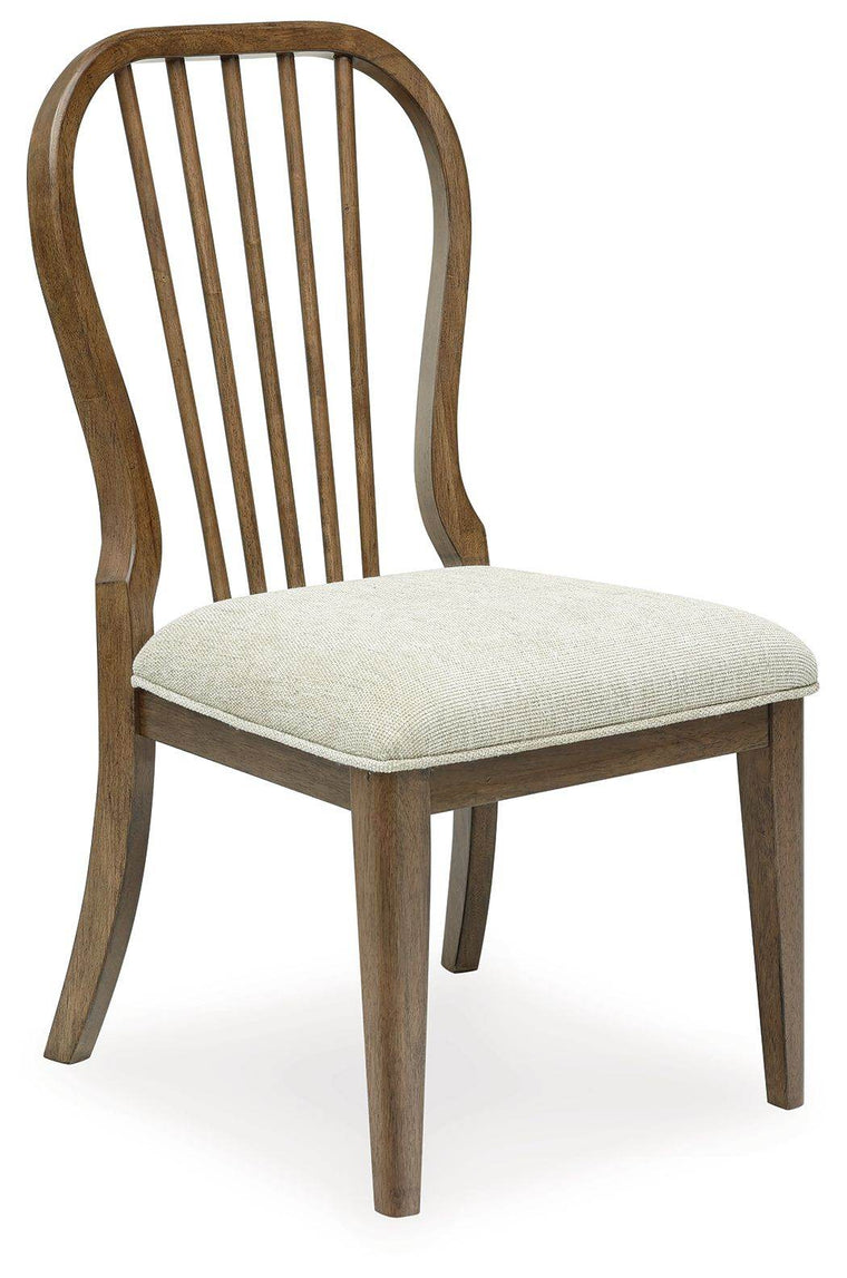 Sturlayne - Brown - Dining Upholstered Side Chair (Set of 2) - Spindleback - Forward Furniture
