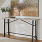 Karisslyn - Whitewash / Black - Long Counter Table