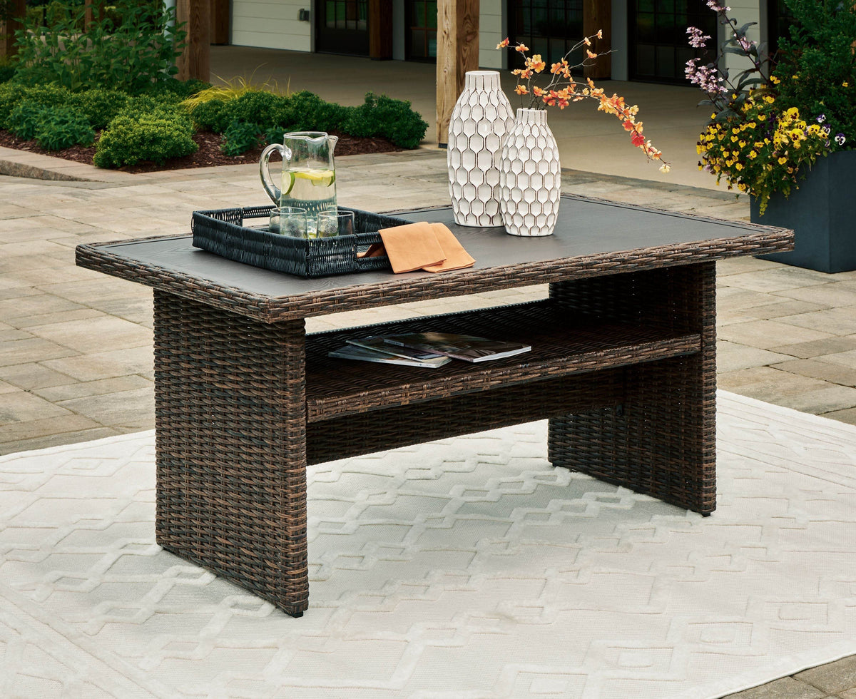 Brook Ranch - Brown - Rect Multi-use Table - Forward Furniture