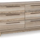 Hasbrick - Tan - Six Drawer Dresser