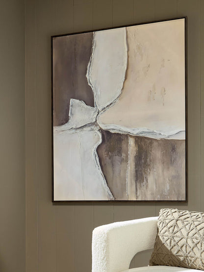 Junward - Brown / Tan / White - Wall Art - Forward Furniture