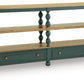 Finnworth - Console Sofa Table - Blue / Brown
