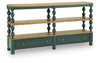 Finnworth - Console Sofa Table - Blue / Brown