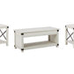 Bayflynn - Whitewash - 3 Pc. - Coffee Table, 2 End Tables