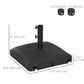 66 lb Heavy Duty Patio Umbrella Stand Filled Umbrella Holder Market Umbrella Base for Outdoor Garden Backyard Black