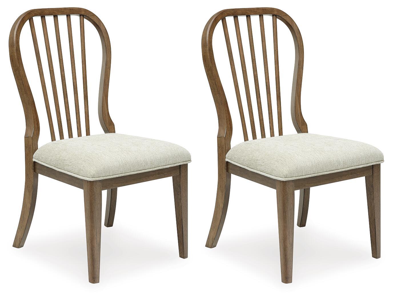 Sturlayne - Dining Upholstered Side Chair (Set of 2) - Spindleback - Brown