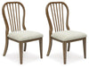Sturlayne - Dining Upholstered Side Chair (Set of 2) - Spindleback - Brown