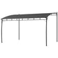10' x 13' Outdoor Pergola with UV30+ Protection Canopy, Durable Steel Frame Sun Shade Shelter for Porch, Patio, Deck and Backyard Outdoor Living, Dark Grey