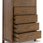 Cabalynn - Light Brown - Five Drawer Chest