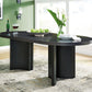 Rowanbeck - Black - Oval Dining Room Table