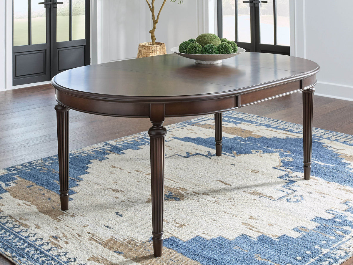 Lavinton - Brown - Oval Dining Room Extension Table - Forward Furniture