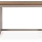 Harperfeld - 5 Pc. - Dining Table And 4 Barstools - Natural / Gray