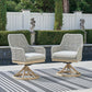 Seton Creek - Swivel Chair With Cushion (Set of 2) - Gray