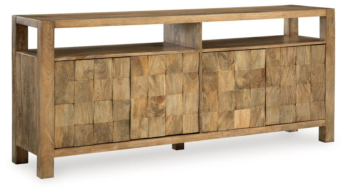 Hudwick - Accent Cabinet - Natural Brown