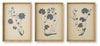 Huddwick - Wall Art Set (Set of 3) - Linen / Black