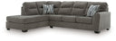 2 Pc. Left Arm Facing Corner Chaise Sectional