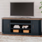 Landocken - Brown / Blue - XL TV Stand W/Fireplace Option