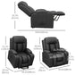 Power Lift Recliner with Footrest and Remote - Grey