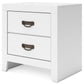 Binterglen - White - Two Drawer Night Stand