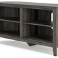 Arlenbry - Gray - Small Corner TV Stand