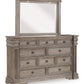 Blairhurst - Light Grayish Brown - Dresser And Mirror