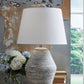 Lawrock - Antique Blue - Terracotta Table Lamp