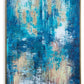 Scarlite - Teal / Gold Finish - Wall Art