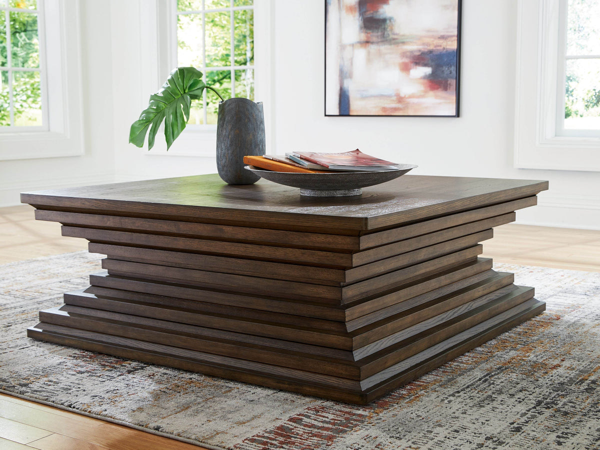 Hannodream - Warm Brown - Square Cocktail Table - Forward Furniture
