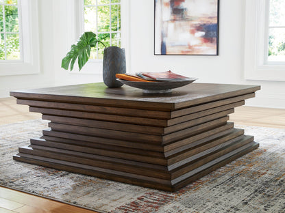 Hannodream - Warm Brown - Square Cocktail Table - Forward Furniture