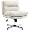 Armless Criss-Cross Office Chair with Tilt - Light Grey