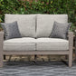 Hillside Barn - Gray / Brown - Loveseat W/Cushion