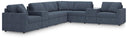 8 Pc. Sectional With 2 Storage Consoles