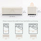 Corduroy Storage Ottoman End of Bed Bench - Beige