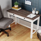 Dorrinson - White / Black / Gray - Home Office Desk - 2-drawer