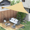 10ft x10ft Square Canopy Sun Shade Sail Garden Cover UV Protector Outdoor Patio Lawn Shelter with Carrying Bag Sand