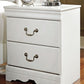 Anarasia - White - Two Drawer Night Stand