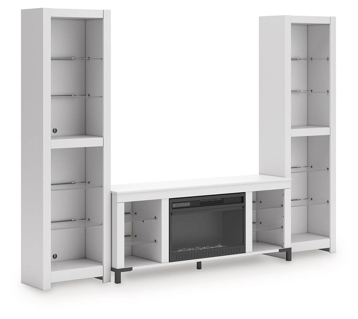 Brollevi - 3-Piece Entertainment Center - White