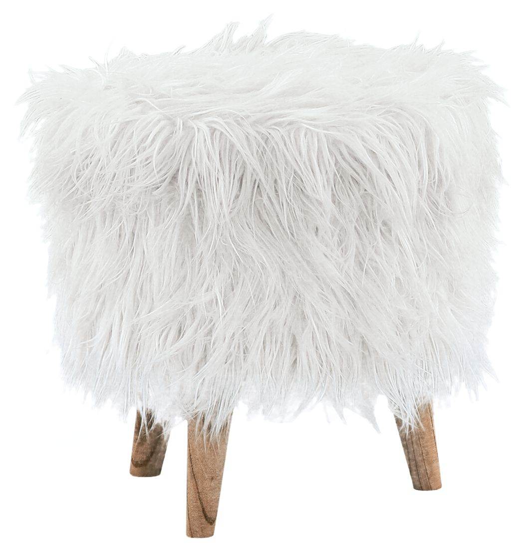 Elson - Storage Ottoman - White