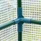 7' x 3' x 7' Outdoor Lean-to Walk-In Greenhouse w/ Roll-up Mesh Windows, Zipper Door and 3-Tier Shelves, White
