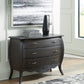 Coltner - Black - Accent Cabinet