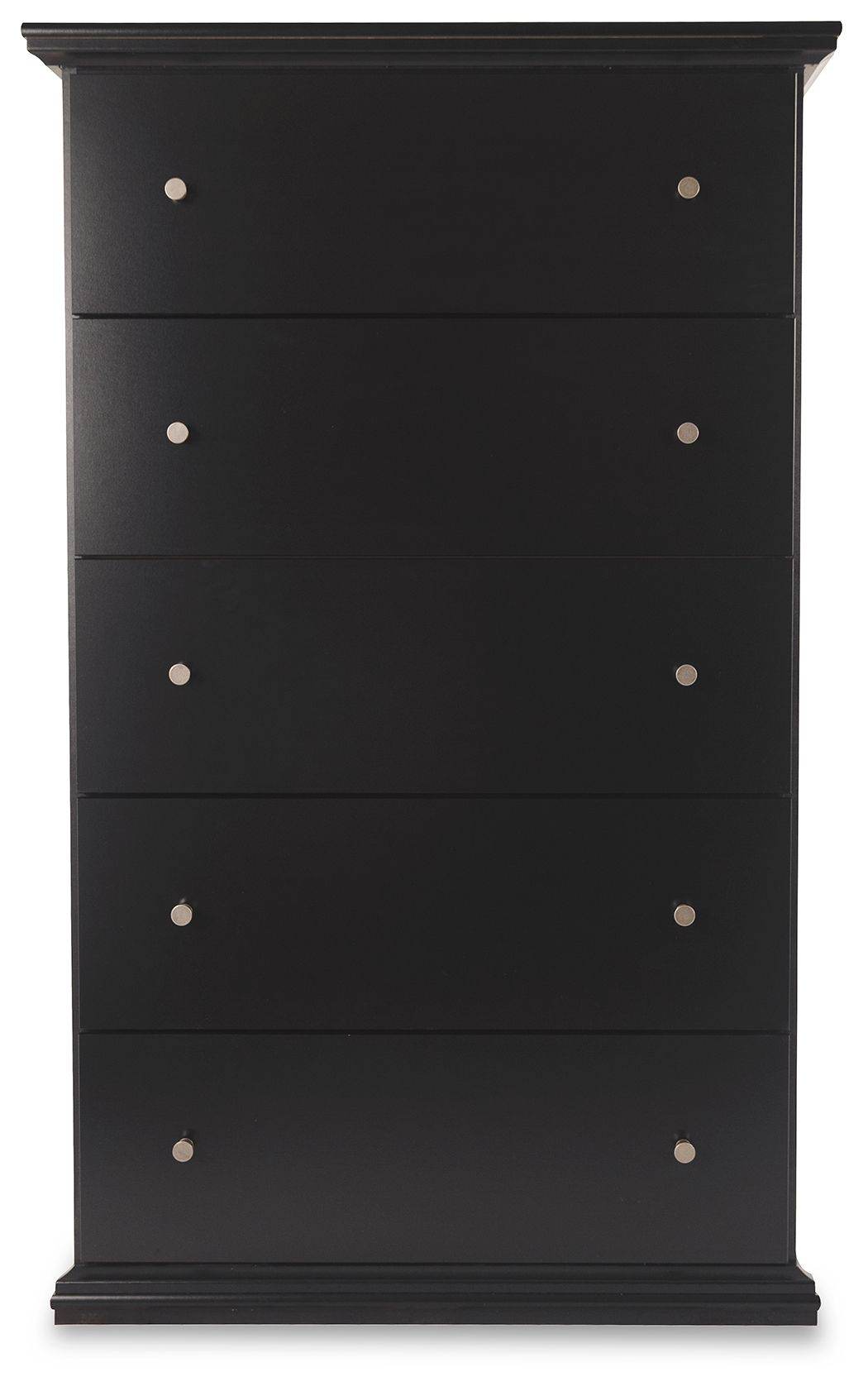 Maribel - Black - Five Drawer Chest - Forward Furniture