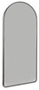 Sethall - Floor Mirror - Black