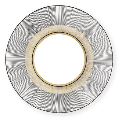 Dallmen - Black / Gold Finish - Accent Mirror - Forward Furniture