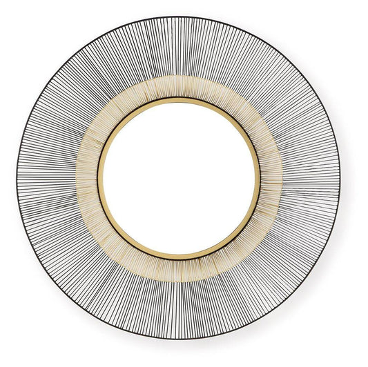 Dallmen - Black / Gold Finish - Accent Mirror - Forward Furniture