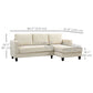 L-Shaped Sectional Sofa with Chaise - Beige