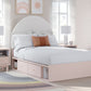 Wistenpine - Upholstered Panel Bed With Storage