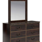 Glosmount - Two-tone - Dresser And Mirror