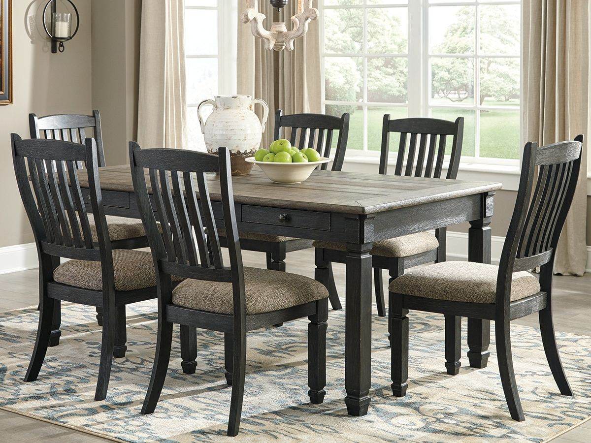 Tyler Creek - Black / Gray - Rectangular Dining Room Table - Forward Furniture